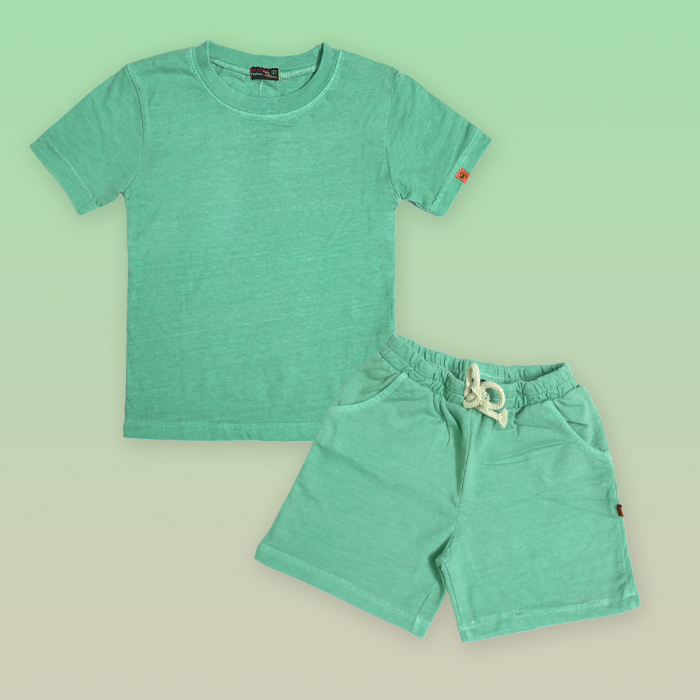 Infant Comfort Color(Garment dye) T-shirt & Shorts Set
