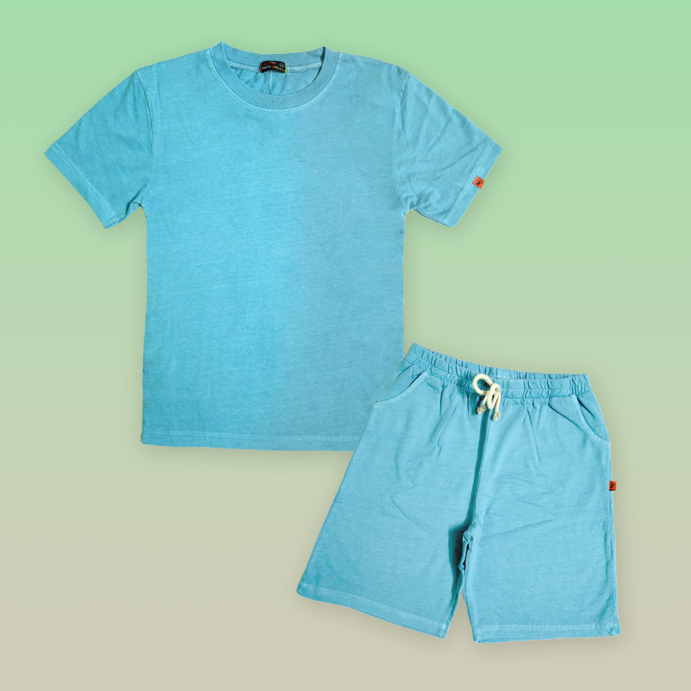 Boys Comfort Color(Garment dye) T-shirt & Shorts Set